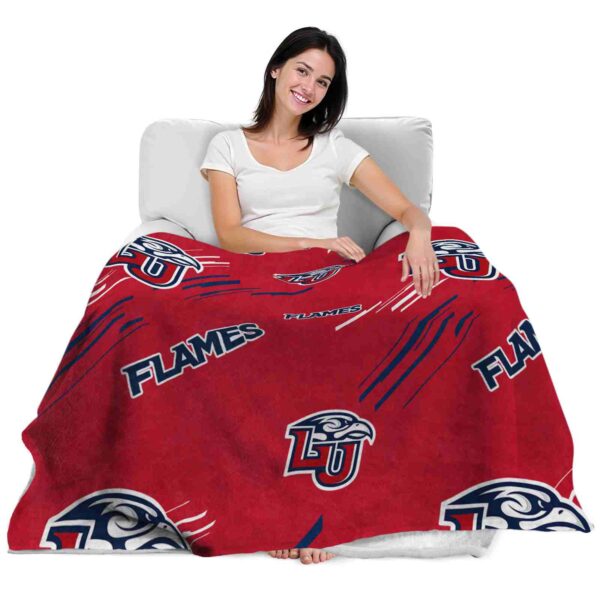 liberty flames fan spirit red blanket latest model