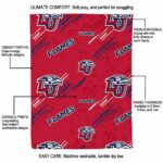 liberty flames fan spirit red blanket new arrival