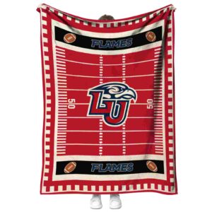 liberty flames football field red blanket best selling