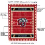 liberty flames football field red blanket new arrival