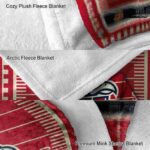 liberty flames football field red blanket premium grade