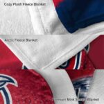liberty flames gradient dots red blanket best selling