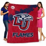 liberty flames grunge texture red blanket best selling