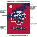 liberty flames grunge texture red blanket best selling