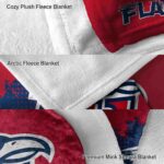 liberty flames grunge texture red blanket best selling
