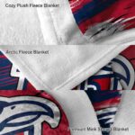 liberty flames paint streaks red white blanket best selling