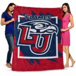 liberty flames splatter effect red blanket fashion forward