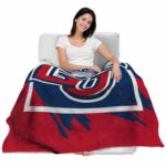 liberty flames splatter effect red blanket latest model