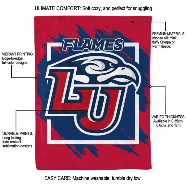 liberty flames splatter effect red blanket new arrival