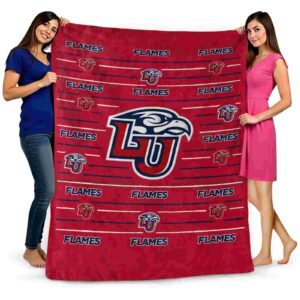 liberty flames striped pattern red blanket fashion forward