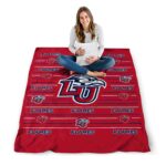 liberty flames striped pattern red blanket best selling