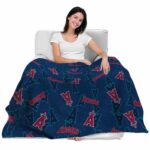 los angeles angels diehard fans blue blanket latest model