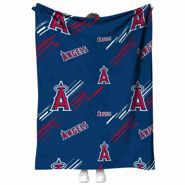 los angeles angels fan spirit blue blanket best selling