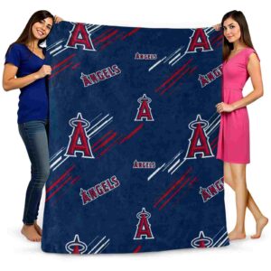 los angeles angels fan spirit blue blanket fashion forward