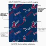 los angeles angels fan spirit blue blanket new arrival