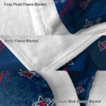 los angeles angels fan spirit blue blanket premium grade