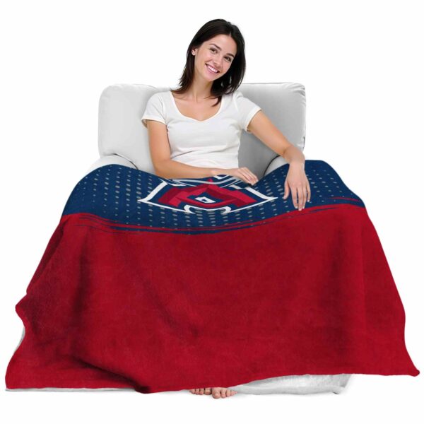 los angeles angels gradient dots blue blanket latest model