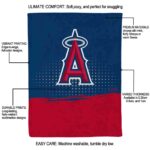 los angeles angels gradient dots blue blanket new arrival