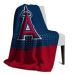 los angeles angels gradient dots blue blanket top rated