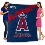 los angeles angels grunge texture blue blanket fashion forward