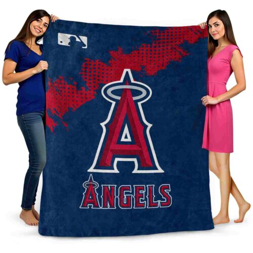 los angeles angels grunge texture blue blanket fashion forward