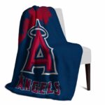 los angeles angels grunge texture blue blanket top rated