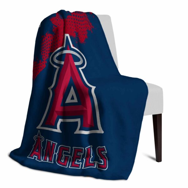 los angeles angels grunge texture blue blanket top rated
