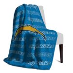 los angeles chargers fan pride blue blanket best selling