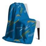 los angeles chargers fan spirit blue blanket best selling