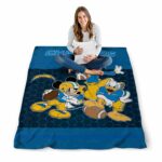 los angeles chargers three musketeers blue blanket best selling