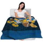 los angeles chargers three musketeers blue blanket best selling