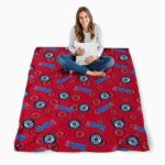 los angeles clippers diehard fans red blanket high quality