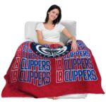 los angeles clippers fan pride red blanket best selling