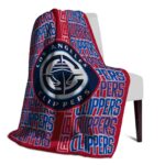 los angeles clippers fan pride red blanket best selling