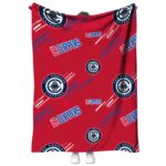 los angeles clippers fan spirit red blanket best selling