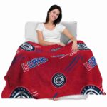 los angeles clippers fan spirit red blanket best selling