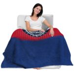 los angeles clippers gradient dots red blanket best selling