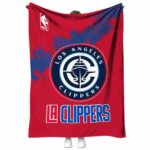 los angeles clippers grunge texture red blanket best selling