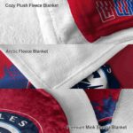 los angeles clippers grunge texture red blanket best selling