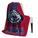 los angeles clippers grunge texture red blanket best selling