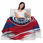 los angeles clippers paint streaks red white blanket best selling