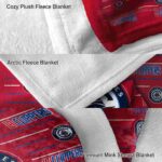 los angeles clippers striped pattern red blanket best selling