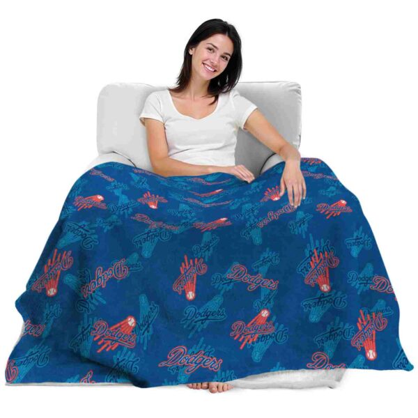 los angeles dodgers diehard fans blue blanket latest model