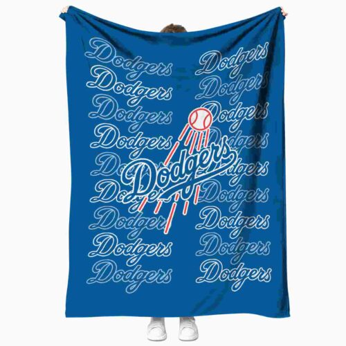 los angeles dodgers fan pride blue blanket best selling