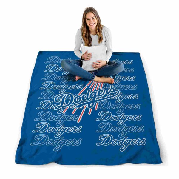 los angeles dodgers fan pride blue blanket high quality