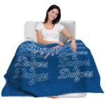 los angeles dodgers fan pride blue blanket latest model