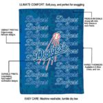 los angeles dodgers fan pride blue blanket new arrival