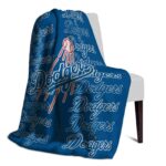 los angeles dodgers fan pride blue blanket top rated