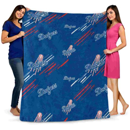 los angeles dodgers fan spirit blue blanket fashion forward