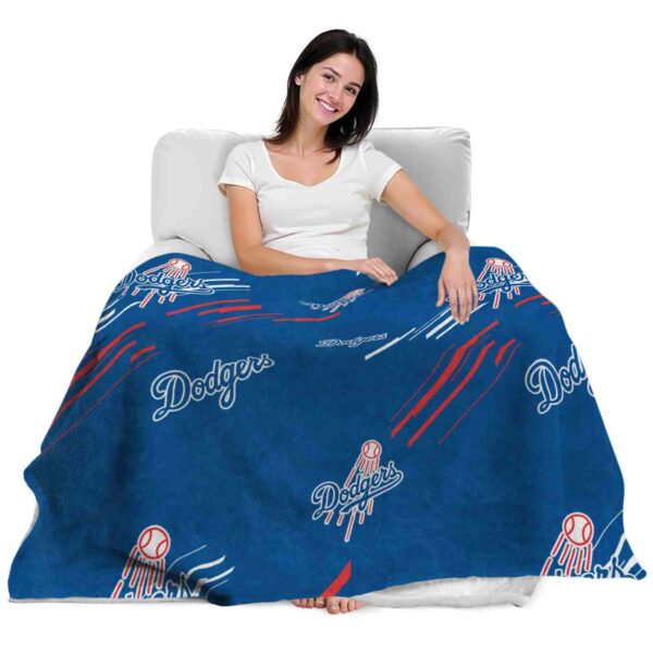 los angeles dodgers fan spirit blue blanket latest model